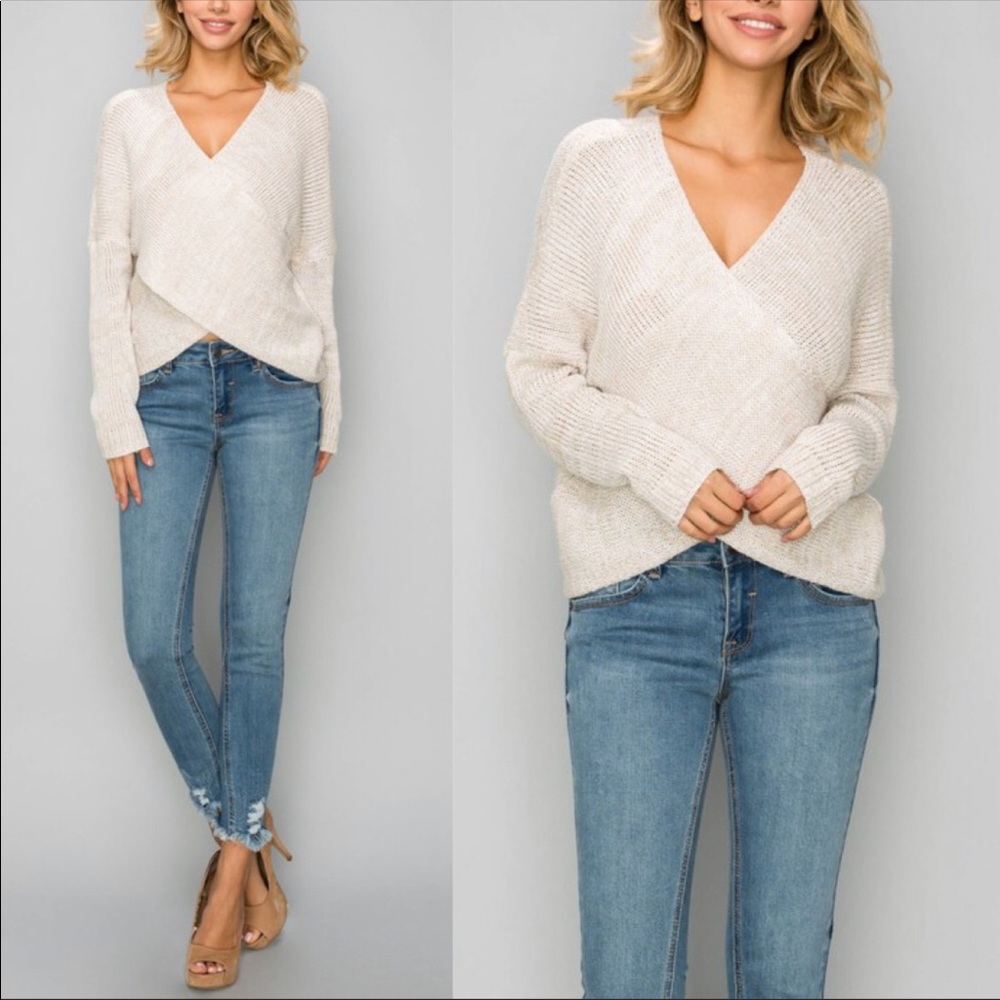Surplice Sweater - Picture 2 of 3